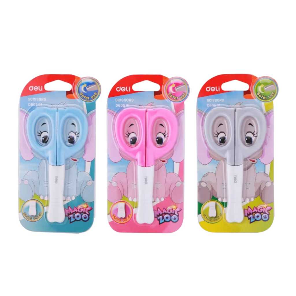 

DELI - ED60501 Gunting Anak Bentuk Gajah / Scissors Elephant