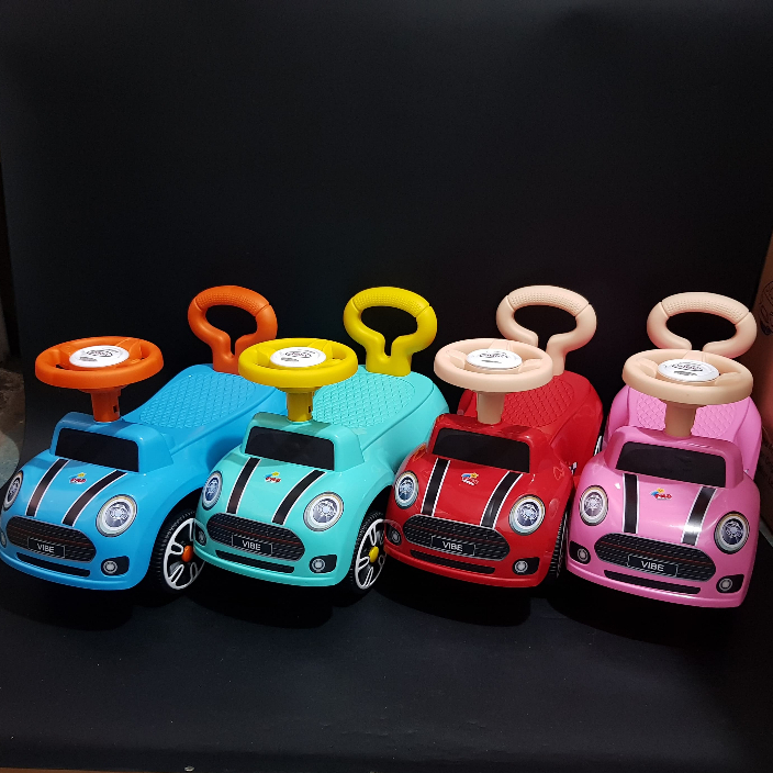 Mobil Mobilan Dorong Mini - Kendaraan MIMO/VIBE/Lambo Dorong Anak - Mobil Mobilan Duduk Dorong