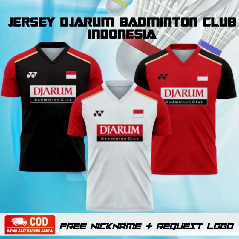 GATRA COLLECTION//JERSEY KAOS DJARUM PRINTING PREMIUM,V NECK, FREE NAMA DAN NOMOR,KAOS OLAHRAGA FUTS