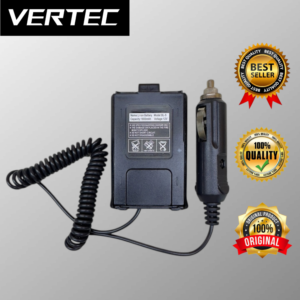 Baterai Eliminator HT Baofeng UV5R Compatible Vertec VT-5R Comteck Pofung BJH Merodith Texas TX-2 Be