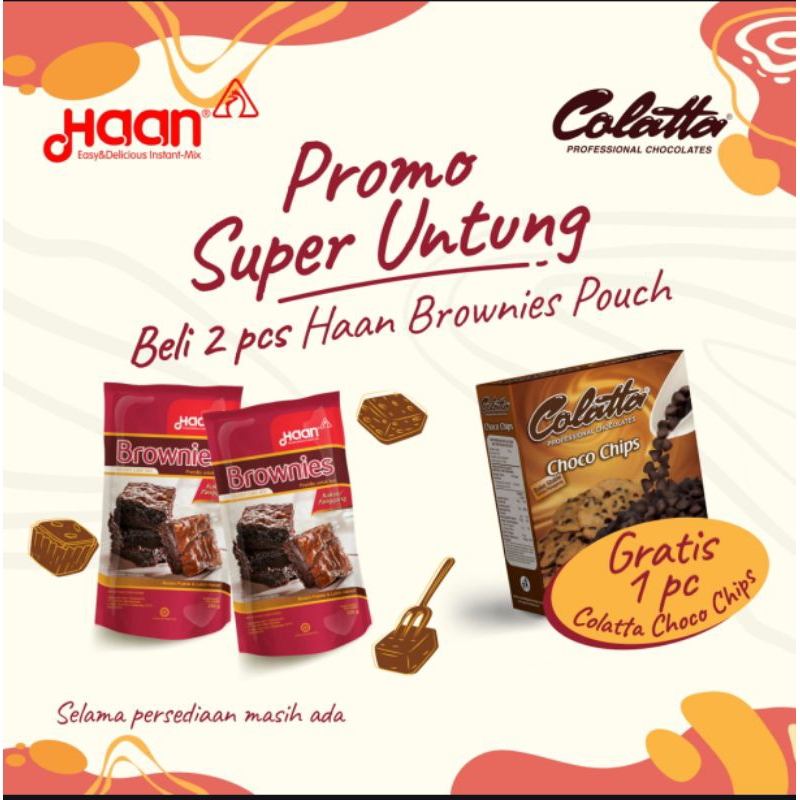 

HAAN X COLATTA - BUNDLING BROWNIES Free CHOCO CHIPS