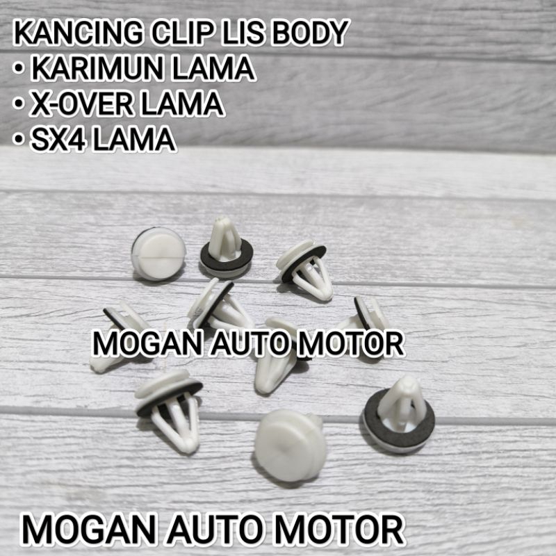 Kancing Lis Klip Clip Lis Kancing Mobil Suzuki Karimun Old/Lama X-Over Garnish SX4