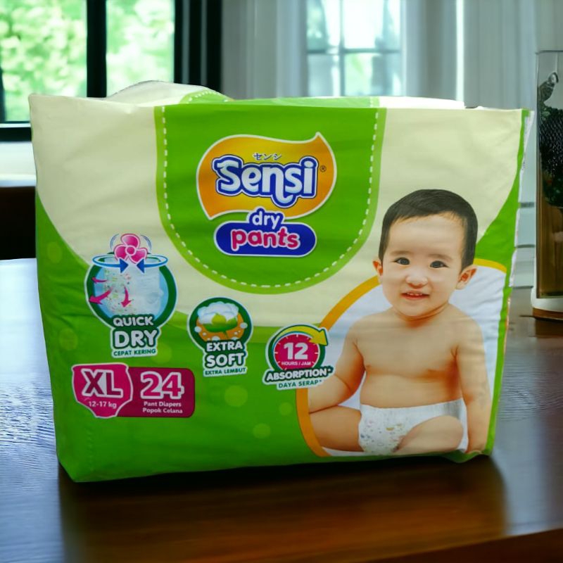 SENSI DRY PANTS SIZE XL(24)_PAMPERS POPOK CELANA BAYI