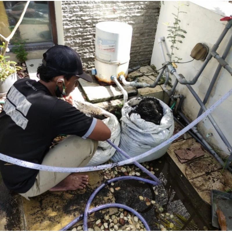 Paket ganti media filter air 1tabung 1054