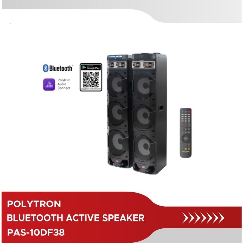 SPEAKER ACTIVE POLYTRON 10 INCH PAS-10DF38 SPEAKER AKTIF POLYTRON 10INCH PAS10DF38