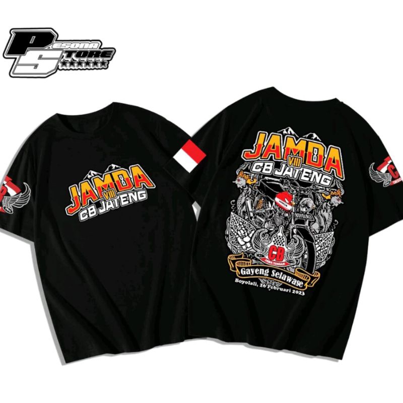 Kaos Honda Cb 100 Jamda Cb Jateng