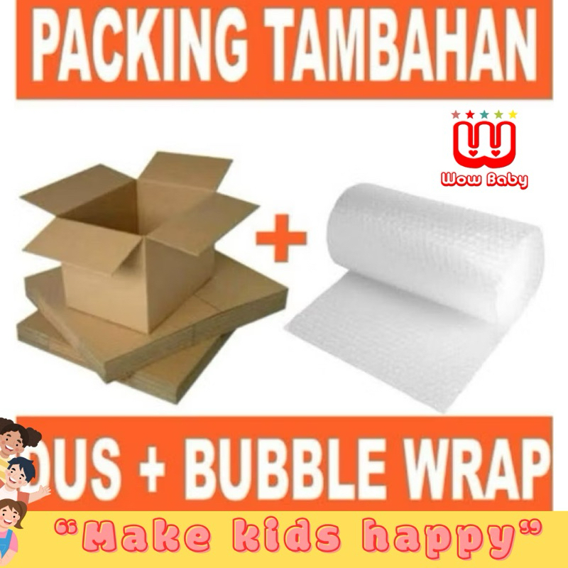 

Tambahan dus / bubble paking aman