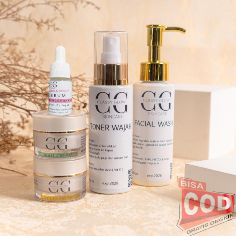 PAKET 5 IN 1/ PAKET LENGKAP CLASSY GLOW