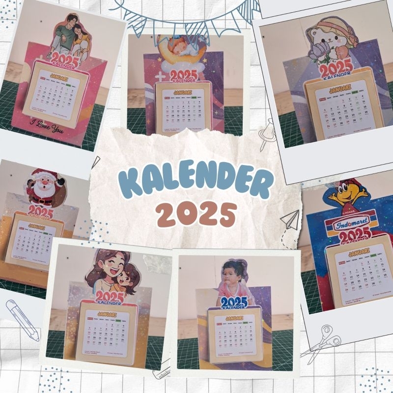 

Kalender Meja 2025 Simple Unik Aesthetic
