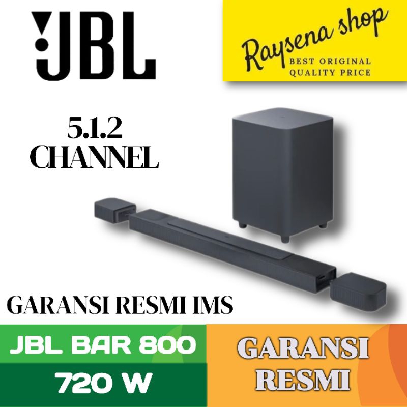 JBL SOUNDBAR SPEAKER - JBL BAR 800 JBL BAR 800 DOLBY ATMOS 5.1.2 720 W RMS