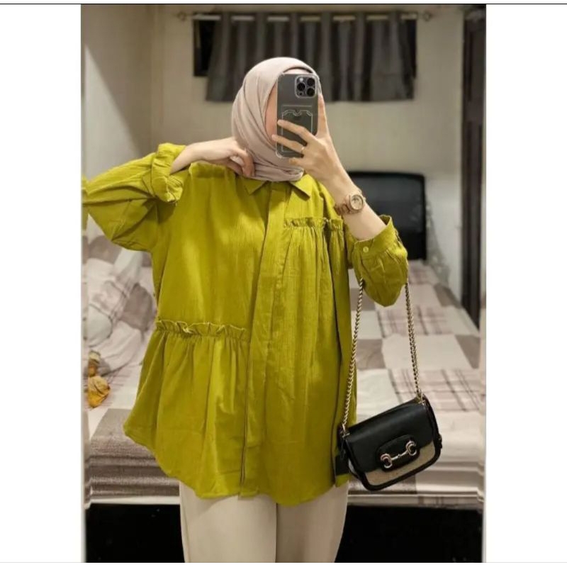 HANNA - Blus Wanita Linen