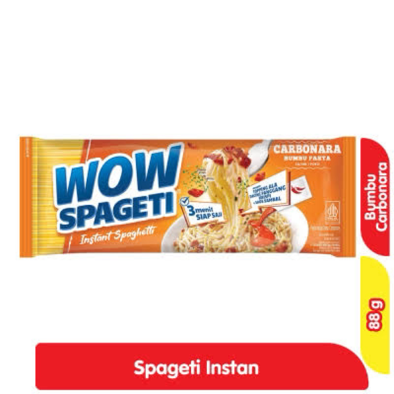 

MIE INSTANT WOW SPAGETI CREAMY CARBONARA 88GR