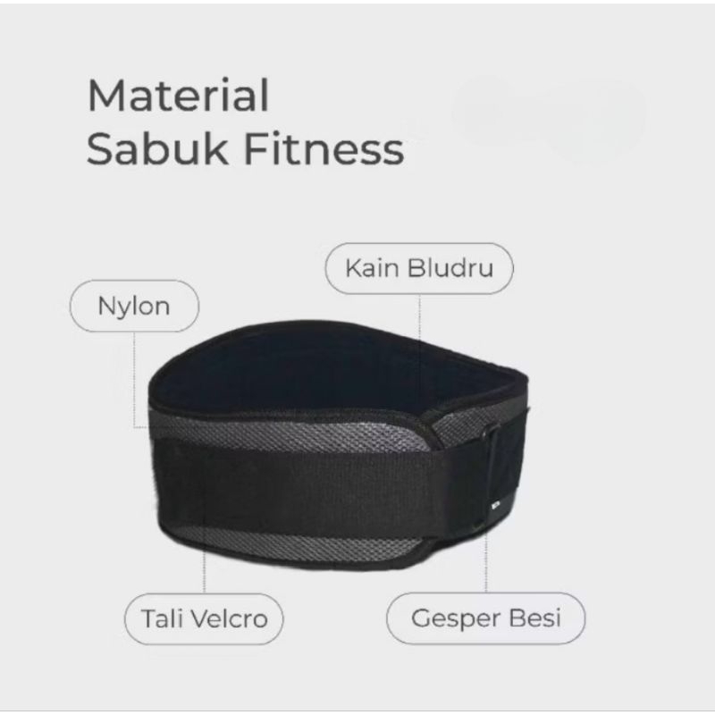 DISKON SABUK GYM SABUK FITNESS POWER BELT SABUK ANGKAT BEBAN