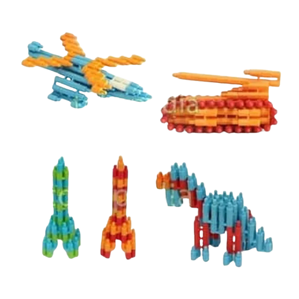 100gram Mainan Roket Lego miniset edukasi anak, ukuran besar murah