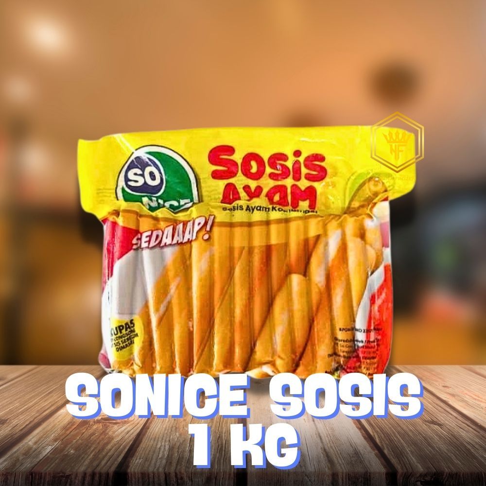 

SO NICE SOSIS AYAM 1KG, 375GR