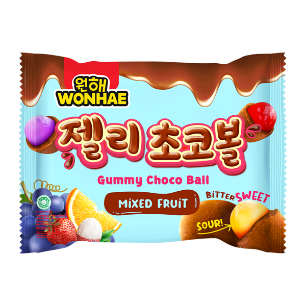 Mujigae Wonhae Gummy Choco Truffle 35gr