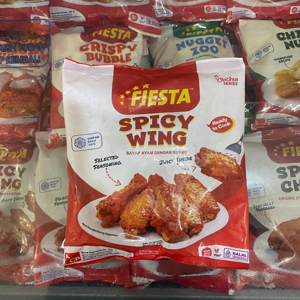 

FIESTA SPICY WING ( SAYAP ) 400GR, SPICY CHICK ( PAHA ) 400GR