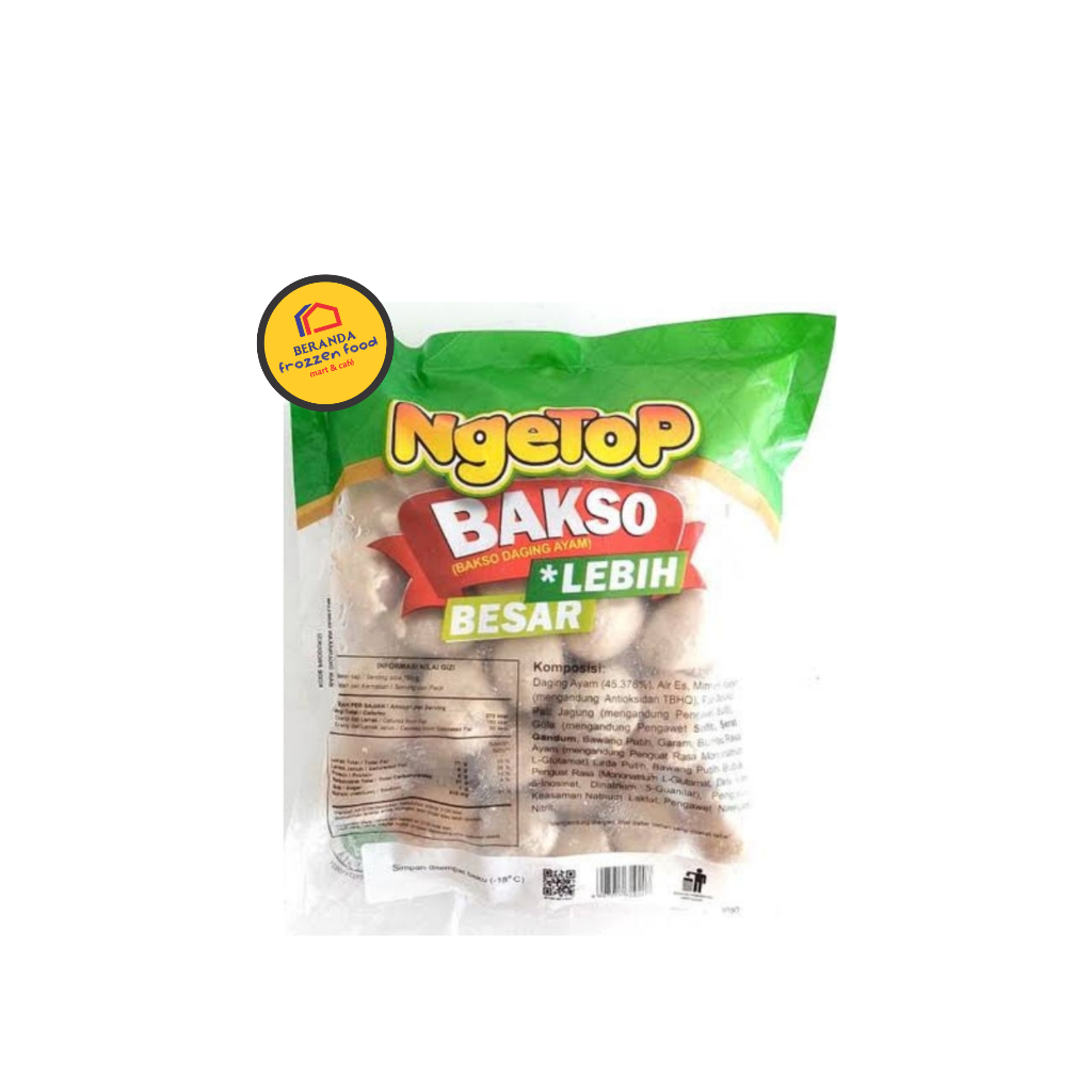 

NGETOP BAKSO BESAR 500GRAM/ MURAH / 100% HALAL / FROZEN FOOD / SOSIS / NAGET / DUMPLING / SIAP SAJI