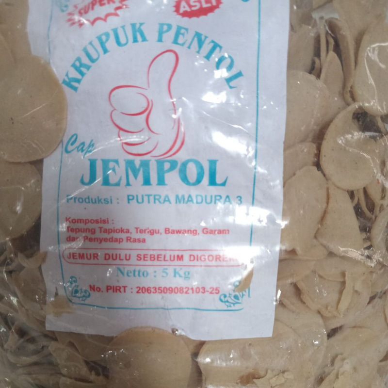 krupuk pentol mentah kemasan 1kg
