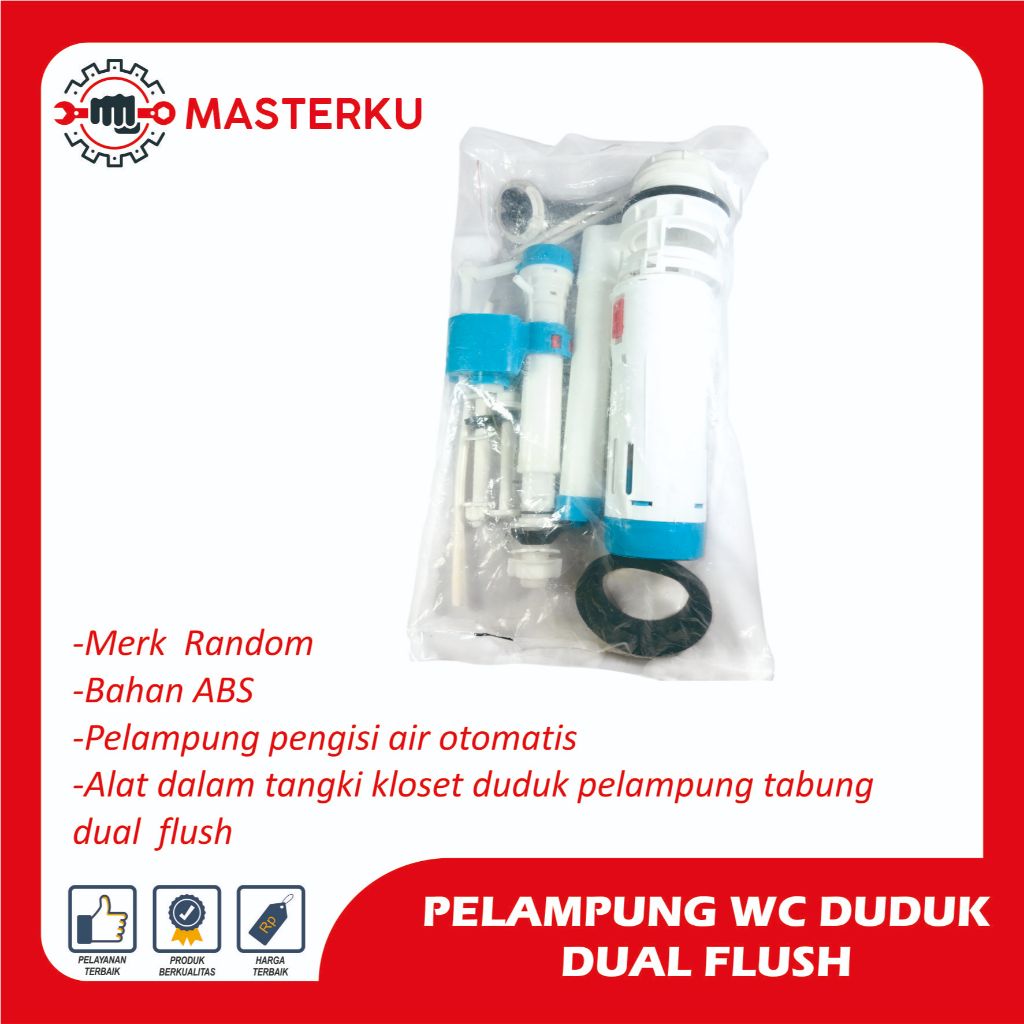 PELAMPUNG KLOSET DUDUK/PELAMPUNG WC DUDUK/PELAMPUNG WC DUDUK DUAL FLUSH/PELAMPUNG KLOSET DUDUK TABUN
