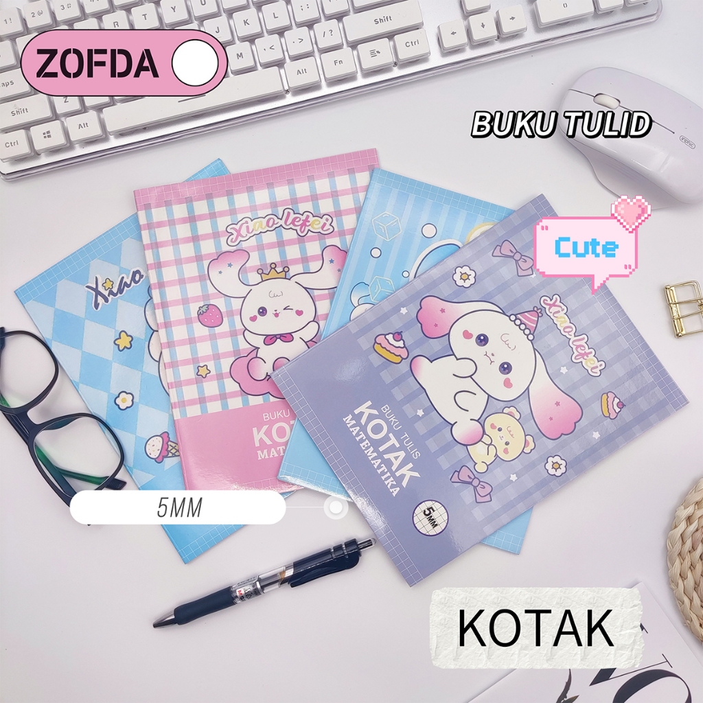 

【4/5/10PCS】38 Lembar Buku Tulis Grid / Notebook Kotak 38 Lembar / Buku Tulis Kotak Kecil / Lucu Catatan Kecil Notebook Anak Buku Tulis Alat