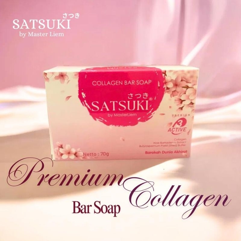 Satsuki Premium Collagen Bar Soap Activia
