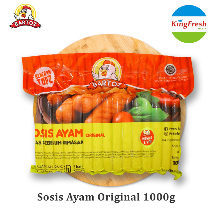 

Bartoz Sosis Ayam Short 1 kg