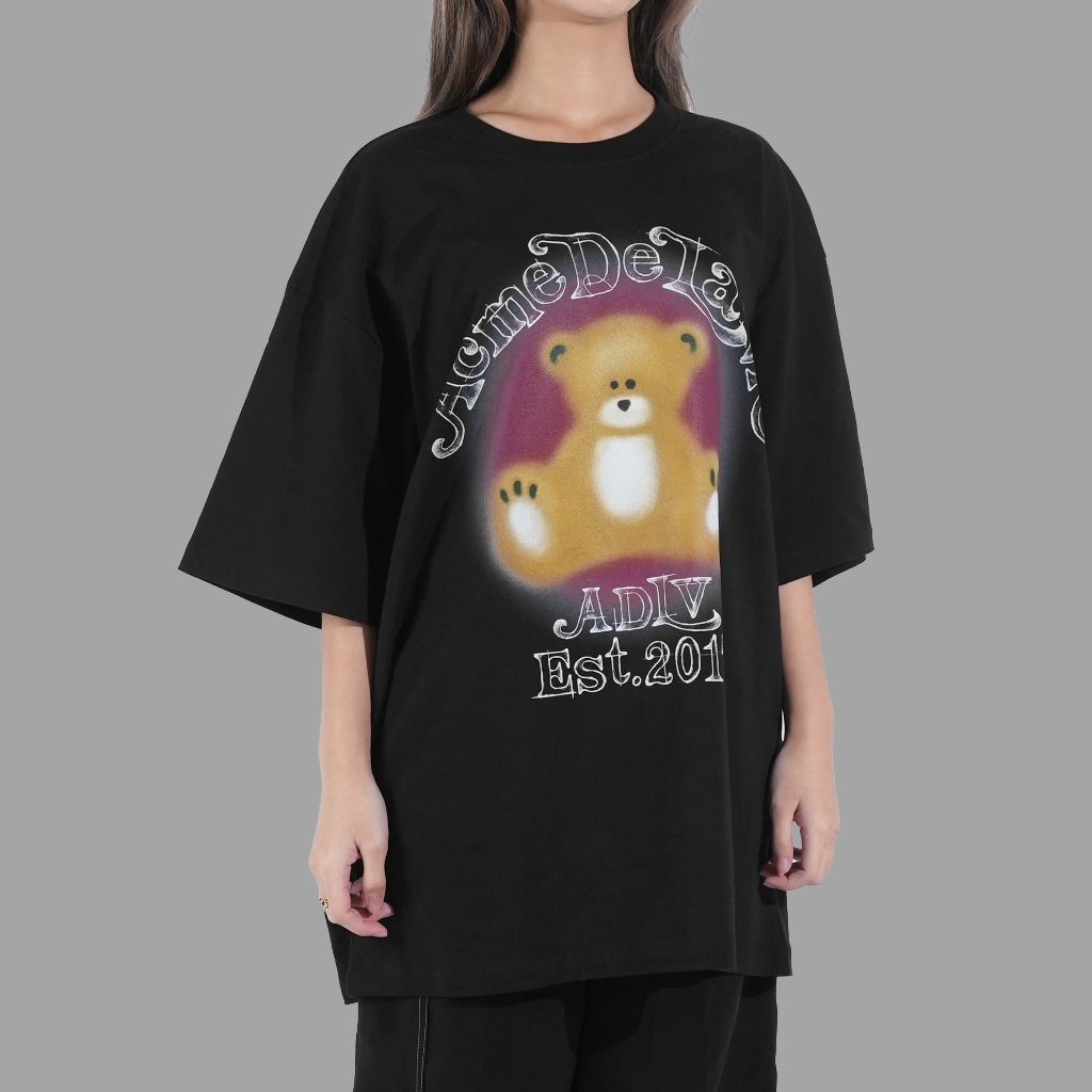 ADLV Blur Sketch Bear Black Tee