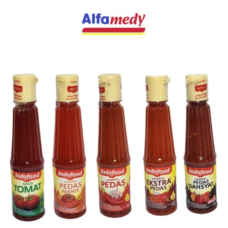 

saus sambal indofood 135ml.