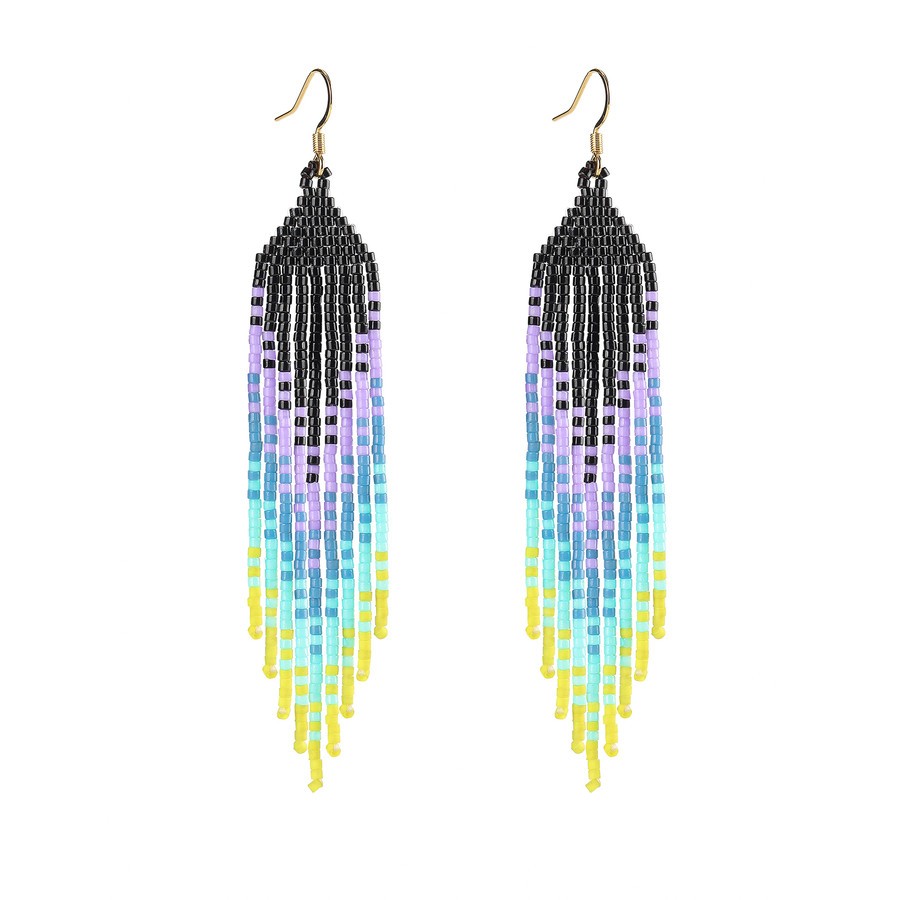 TUTU & CO. Anting Manik Laila - Delicate High-Density Weaving - Exclusive Handmade Bali
