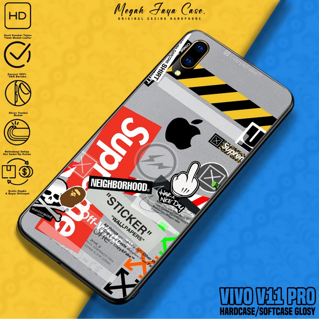 Softcase VIVO V11 PRO - Case Hp VIVO V11 PRO Motif BA - Casing Hp VIVO V11 PRO -  Silikon Hp VIVO V1
