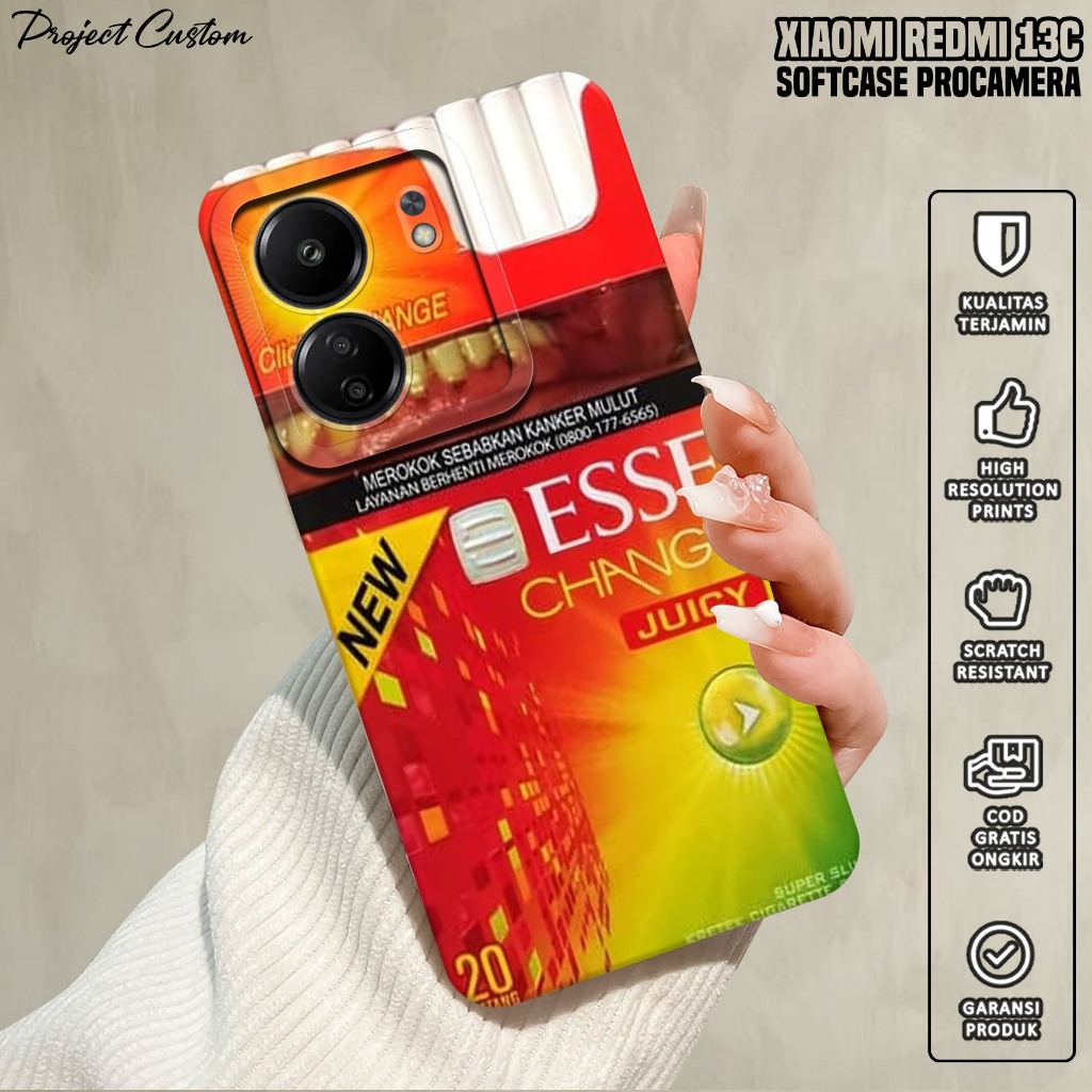 Softcase Xiaomi Redmi 13C - Case Hp Xiaomi Redmi 13C ( ESS ) Silikon Hp Xiaomi Redmi 13C - Casing Hp