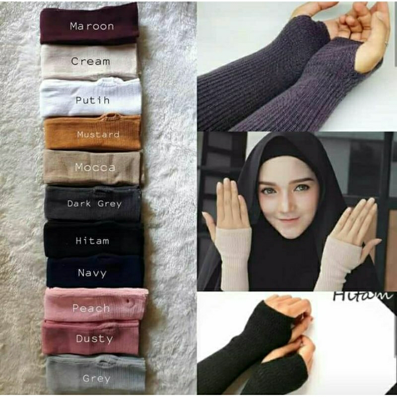 Handshock rajut/manset rajut tangan premium