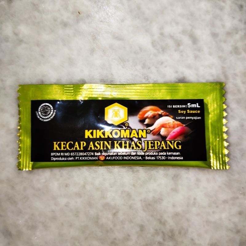 

Kecap asin jepang sachet Kecap Kikkoman sachet