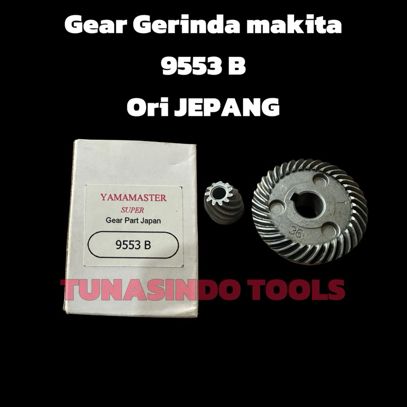 Gear gerinda makita 9553 Ori JEPANG gir gigi nanas gurinda grenda