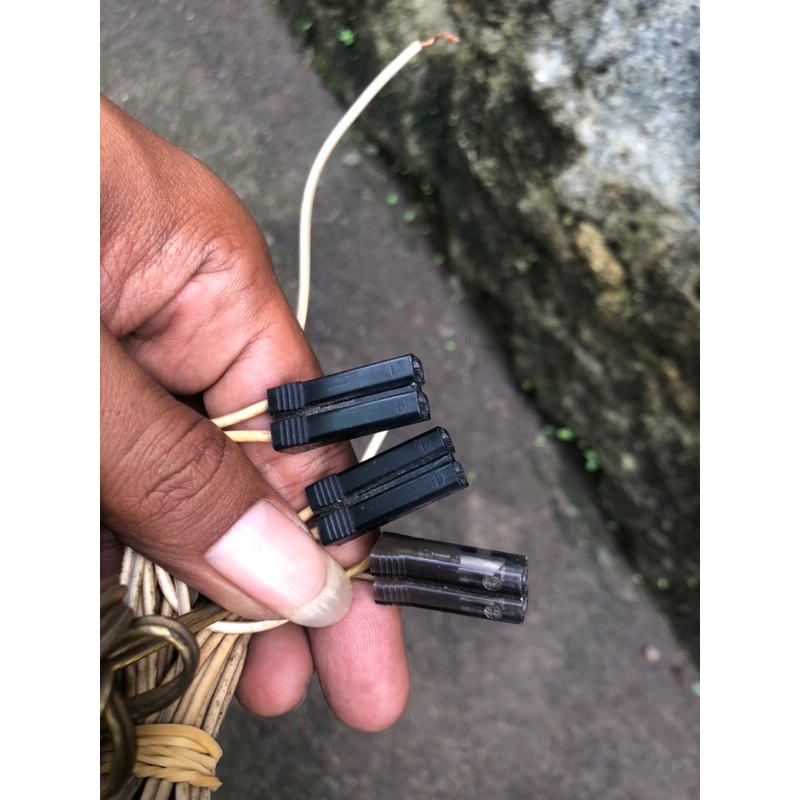 3 pcs soket kabel audio jack speaker compo sony home theater polytron