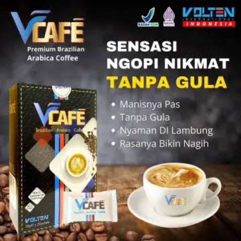 VCAFE Premium kopi krimer volten ala Braziliab arabica coffee