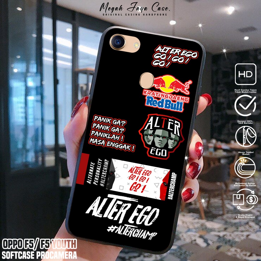 Softcase OPPO F5 / F5 YOUTH - Case Hp OPPO F5 YOUTH / F5 Motif ESPRT - Casing Hp Oppo F5 -  Silikon 