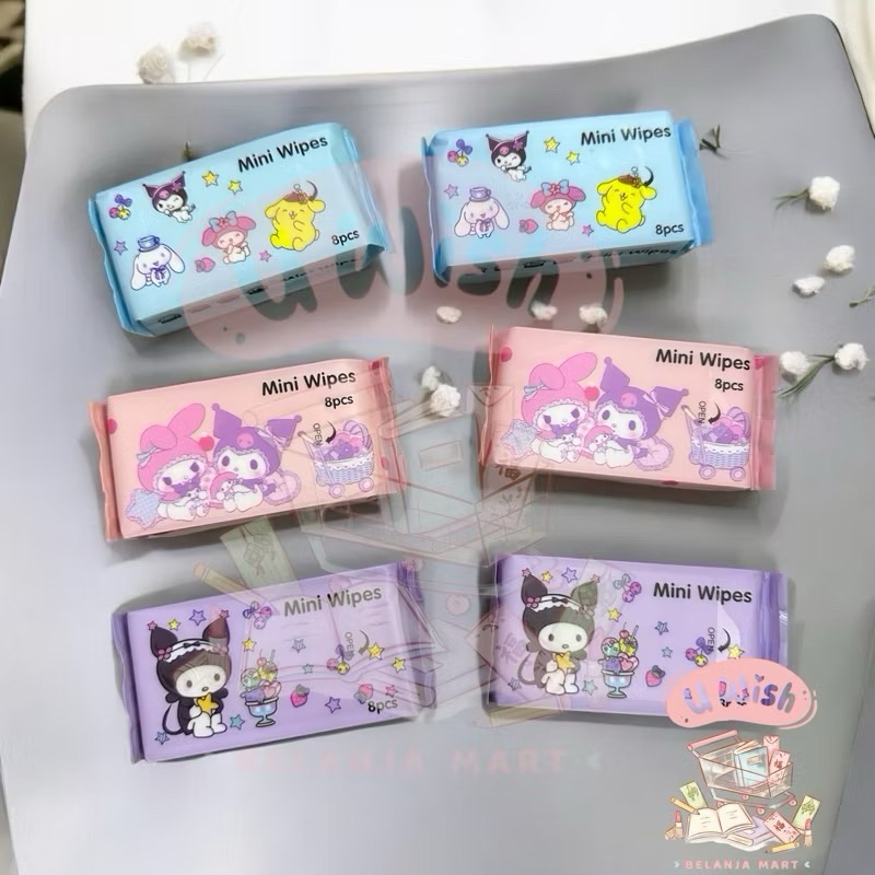 TISU BASAH MINI ISI 8lembar