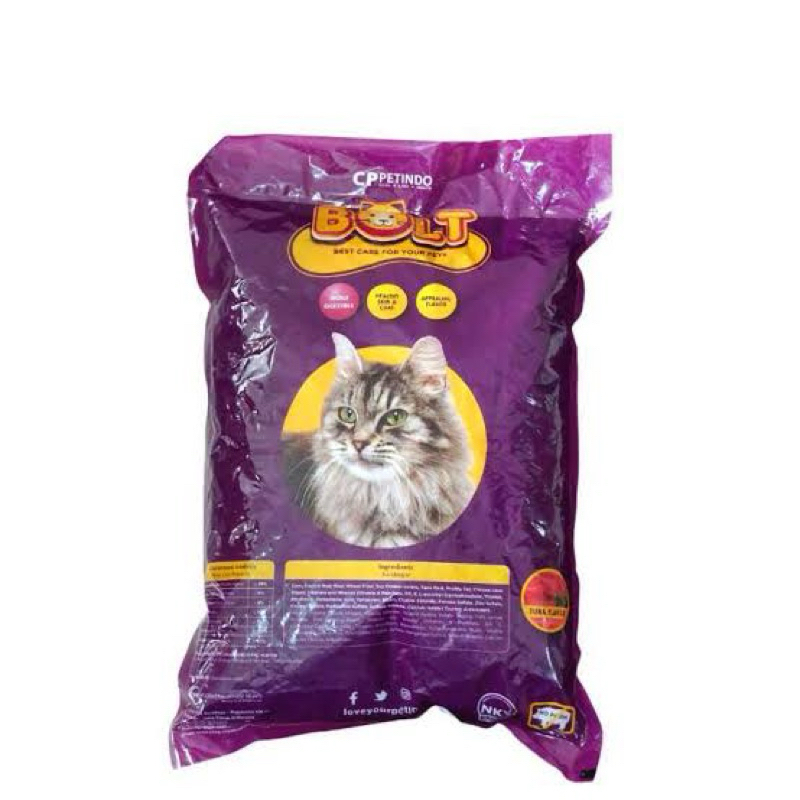 BOLT TUNA 800gr PAKAN KUCING RASA TUNA