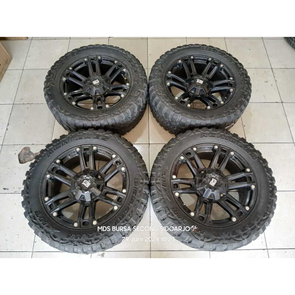 VELG MOBIL BEKAS XD SERIES R20 X9 5X127 ET- BLK