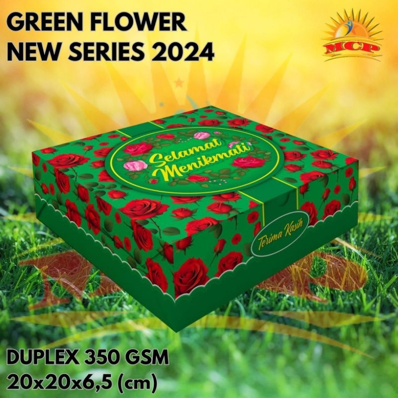 

kotak 20x20 Green Flower senyawa
