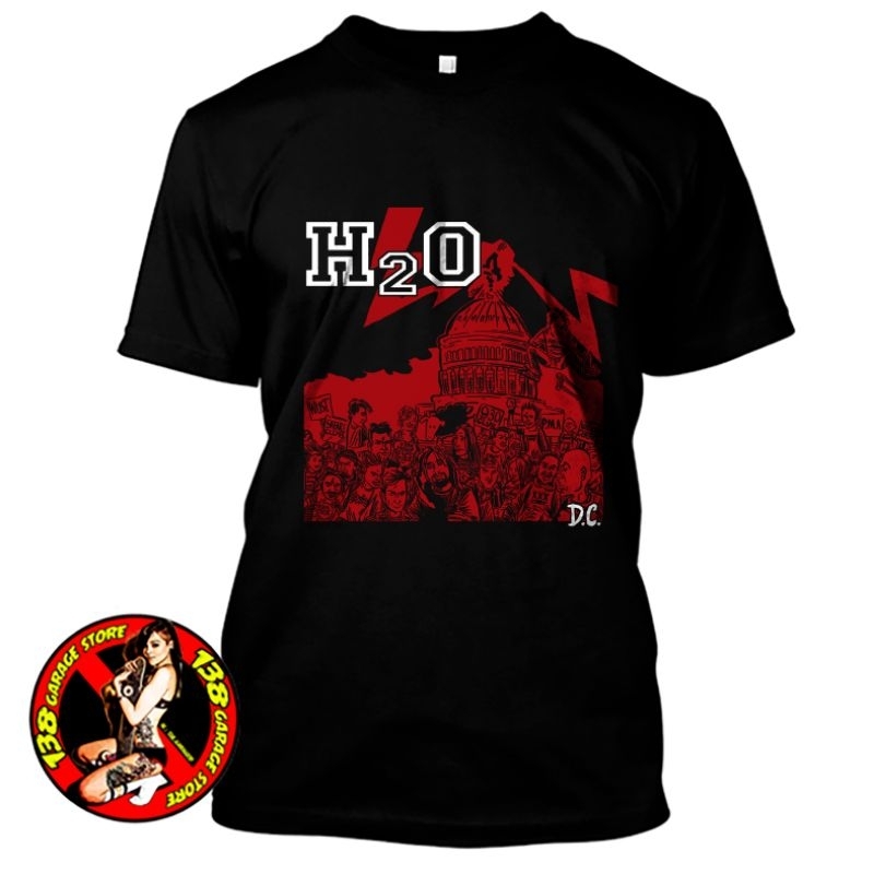 baju band hardcore H2O t-shirt