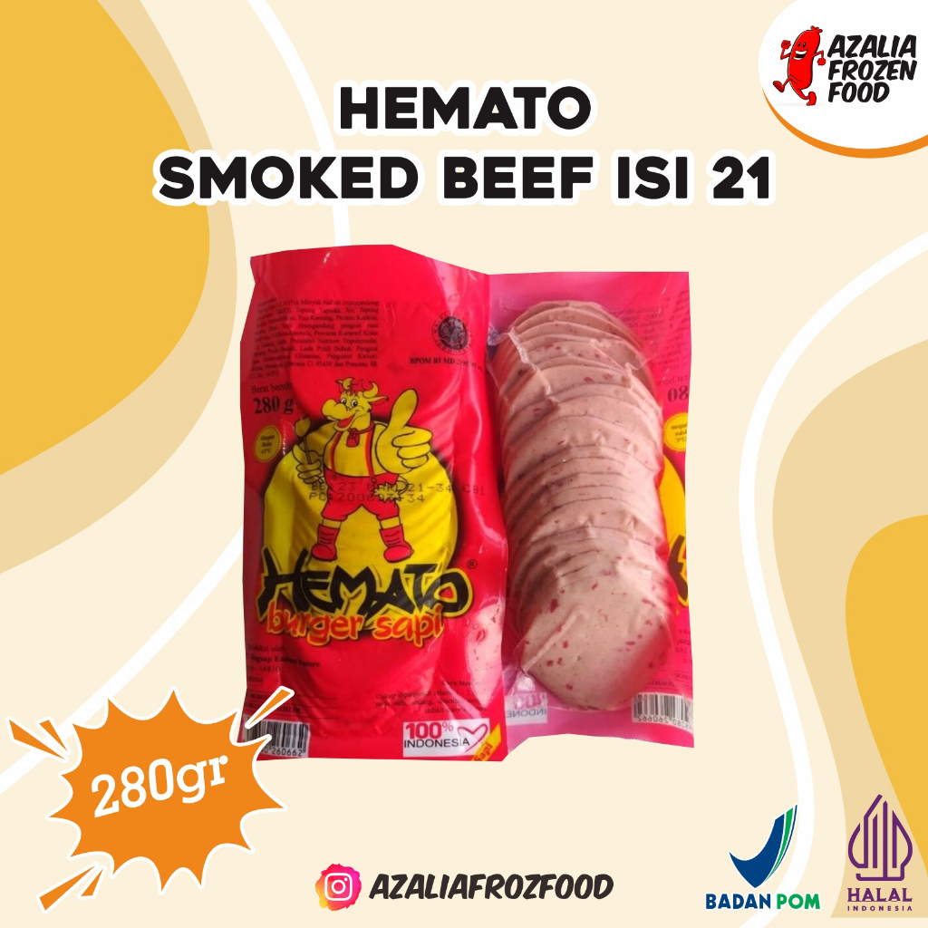 

HEMATO SMOKED BEEF ISI 21 PCS