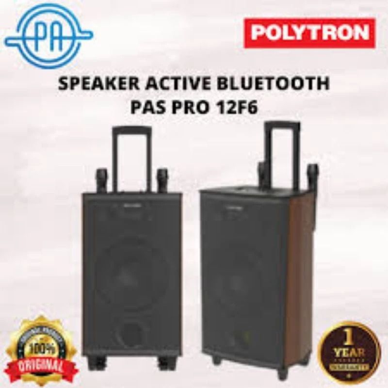 POLYTRON Professional Speaker 3 Way System Woofer 12 inch PAS PRO-12 F6 Garansi
