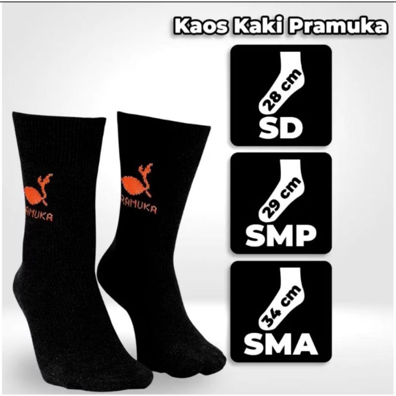 COD GROSIR 12 Pasang Kaos Kaki Pramuka Sd.Smp.Sma Kaos Kaki Panjang Pramuka SD.SMP.SMA