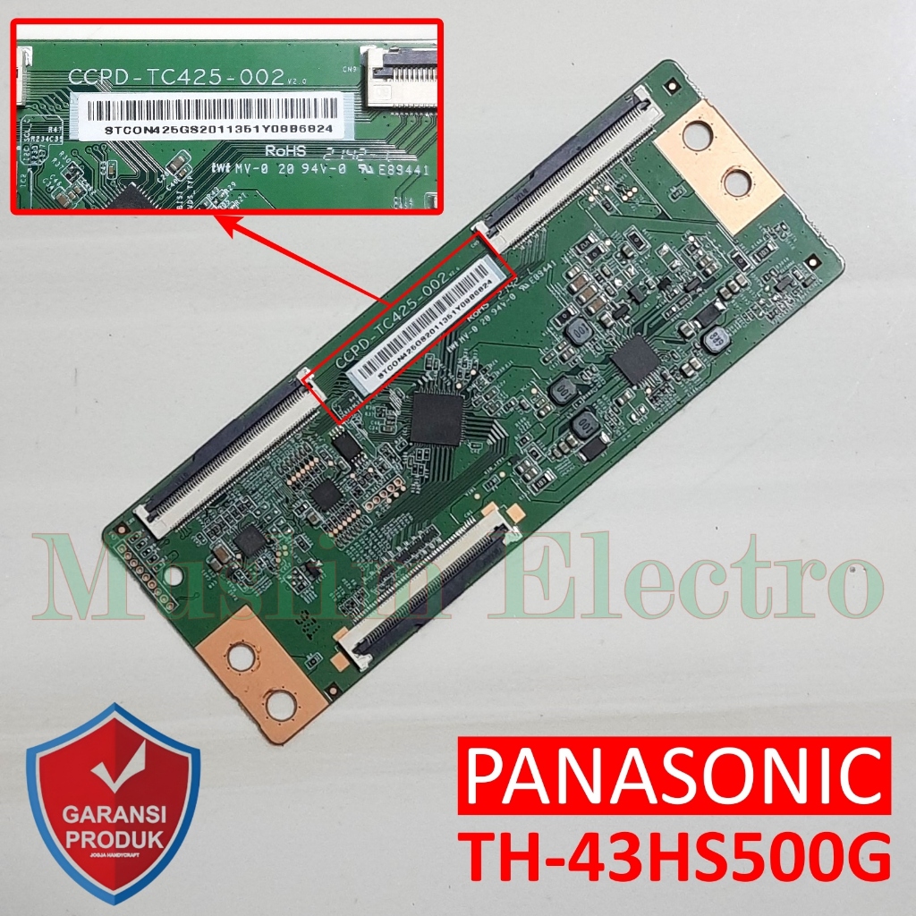 Tcon LED Panasonic TV TH-43HS500G TH-43HS500 43HS500G 43HS500