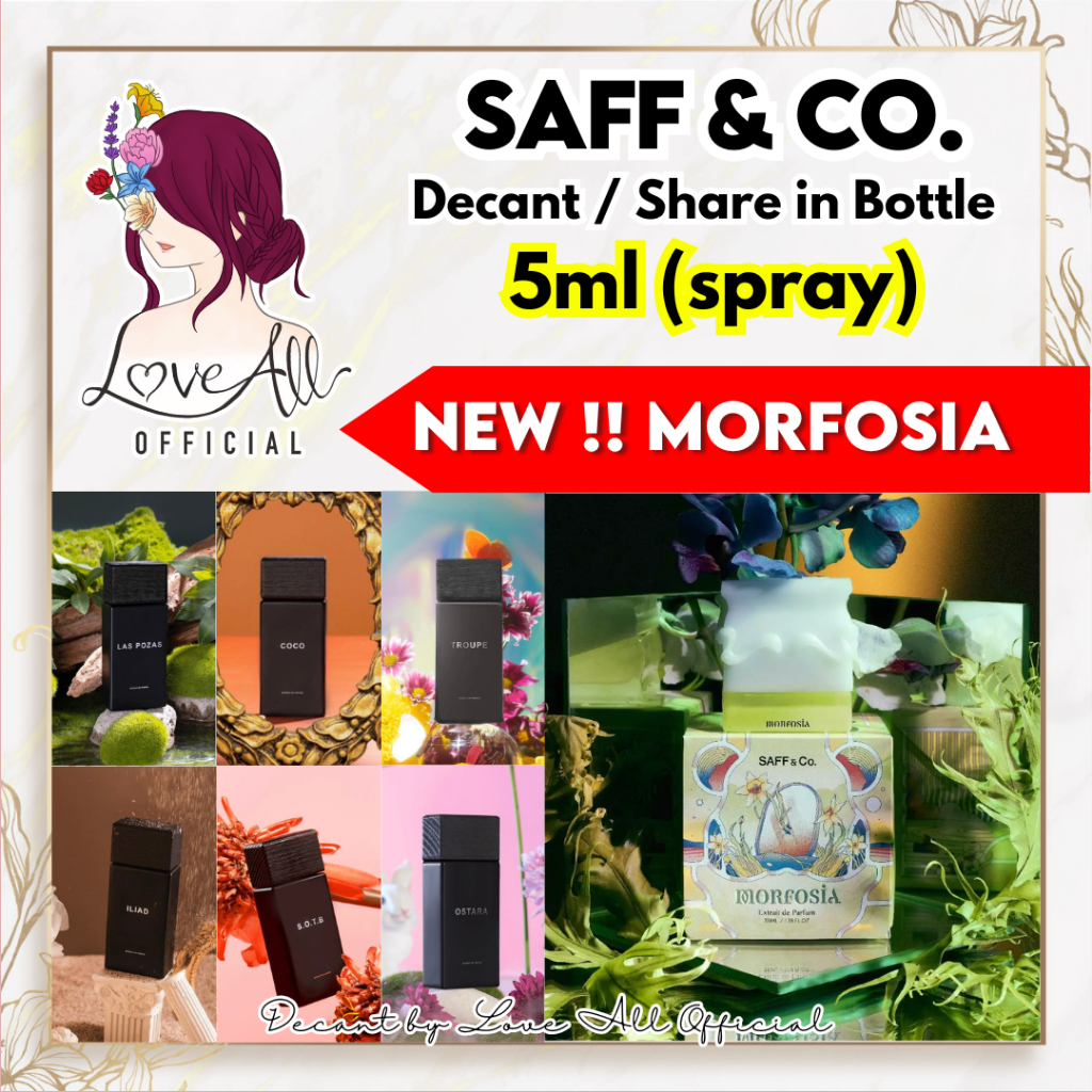 Saff & Co 5ml All Variant ❤️ Extrait de Parfum Saff n Co Decant Share in Bottle Tester Traumerei Am 