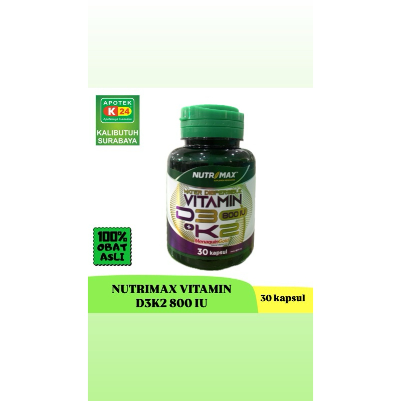 NUTRIMAX VITAMIN D3 K2 800 IU