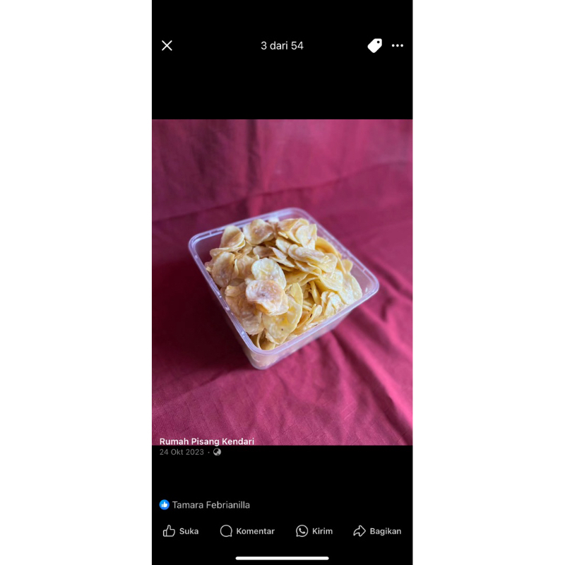 

keripik pisang lumer